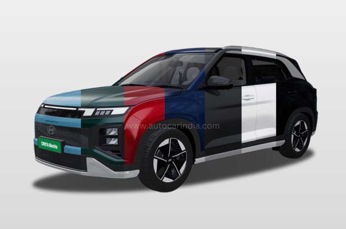 Hyundai Creta EV vs Hyundai Creta colors Hyundai Creta Electric colors